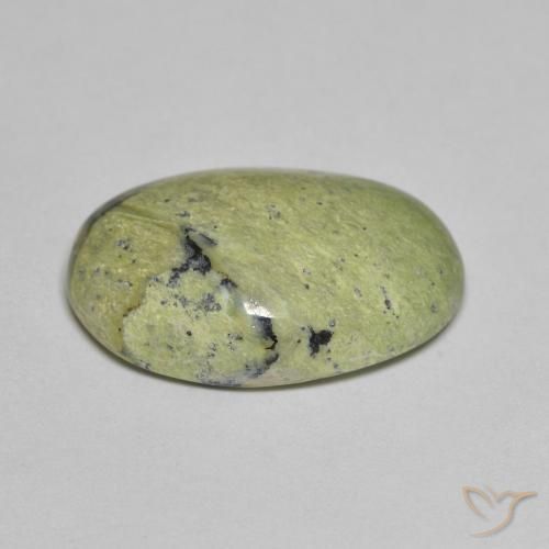 Ópalo Verde medio natural de 7.29 ct, Ovalada, Opaco
