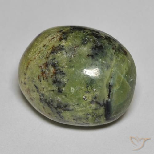 Ópalo Verde terroso natural de 11.80 ct, Ovalada, Opaco