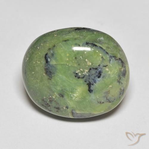 10.16ct Natural Verde cálido Ópalo, Ovalada, Opaco, Photo A