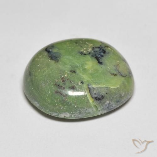 Ópalo Verde cálido natural de 10.16 ct, Ovalada, Opaco
