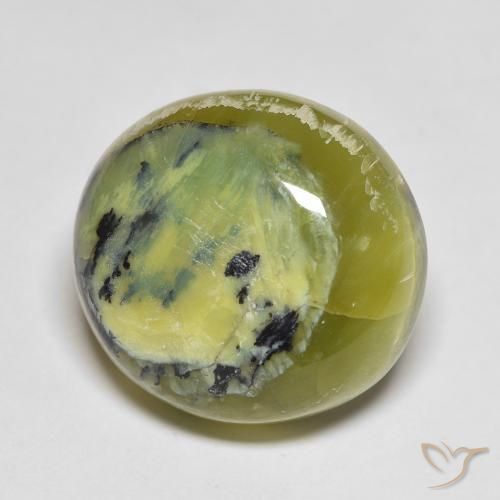 Ópalo Verde cálido natural de 15.08 ct, Ovalada, Opaco