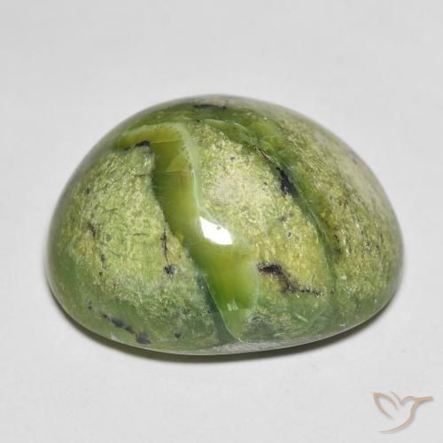 Ópalo Verde terroso natural de 20.82 ct, Ovalada, Opaco
