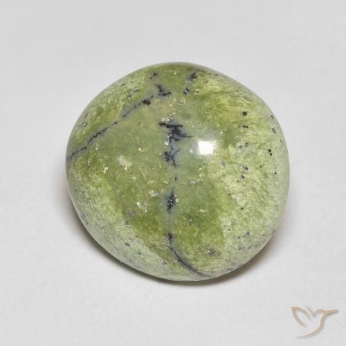 Ópalo Verde amarillento natural de 4.64 ct, Ovalada, Opaco