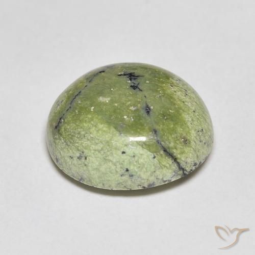 Ópalo Verde amarillento natural de 4.64 ct, Ovalada, Opaco