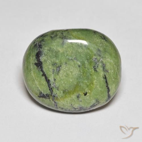 8.14ct Natural Verde terroso Ópalo, Ovalada, Opaco