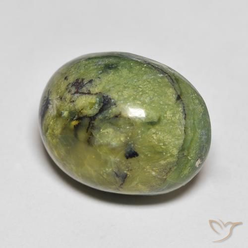Ópalo Verde cálido natural de 13.83 ct, Ovalada, Opaco