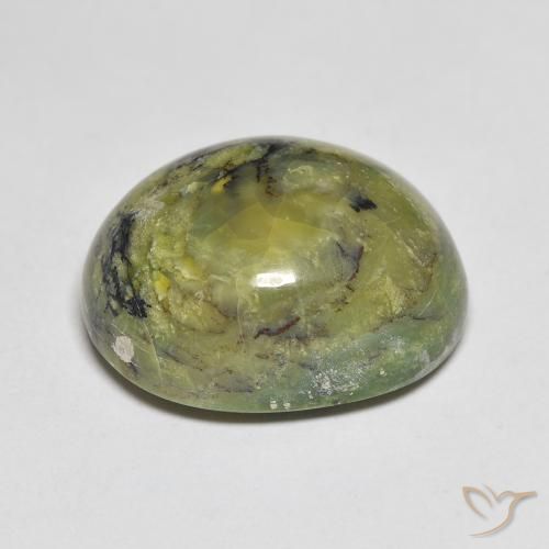 Ópalo Verde cálido natural de 13.83 ct, Ovalada, Opaco