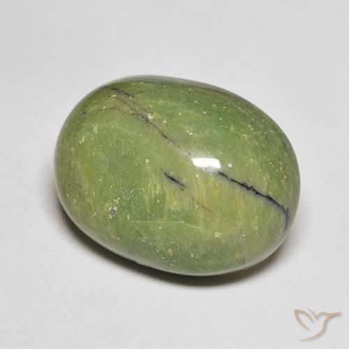 Ópalo Verde cálido natural de 12.46 ct, Ovalada, Opaco
