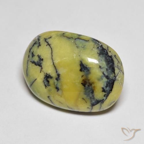 Ópalo Verde cálido natural de 9.96 ct, Ovalada, Opaco