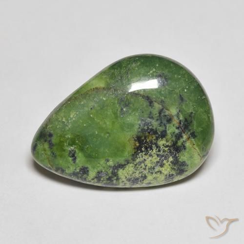8.62ct Natural Verde medio Ópalo, En forma de pera, Opaco