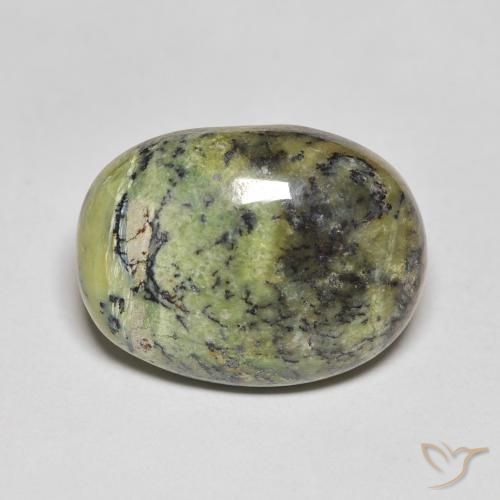 10.37ct Natural Verde terroso Ópalo, Ovalada, Opaco