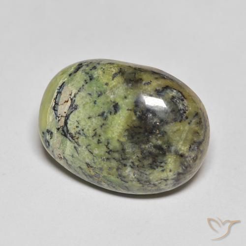 Ópalo Verde terroso natural de 10.37 ct, Ovalada, Opaco