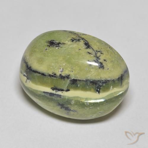 Ópalo Verde terroso natural de 11.81 ct, Ovalada, Opaco
