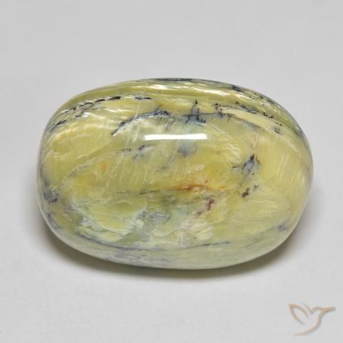 20.70ct Natural Verde medio Ópalo, Ovalada, Opaco