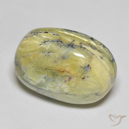 Ópalo Verde medio natural de 20.70 ct, Ovalada, Opaco