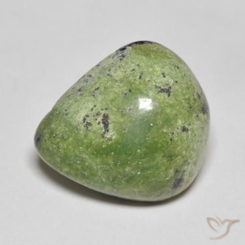9.03ct Natural Verde terroso Ópalo, En forma de pera, Opaco