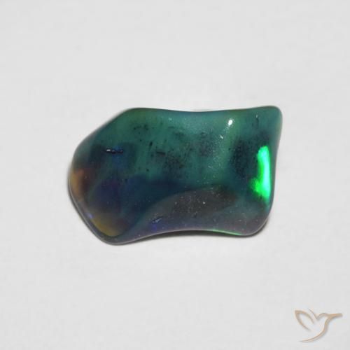 Ópalo Multicolor natural de 0.96 ct, Elegante, Translúcido