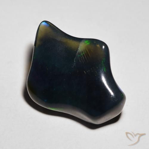 Ópalo Multicolor natural de 5.14 ct, Elegante, Translúcido