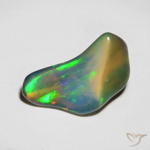 Ópalo Multicolor natural de 2.14 ct, Elegante, Translúcido