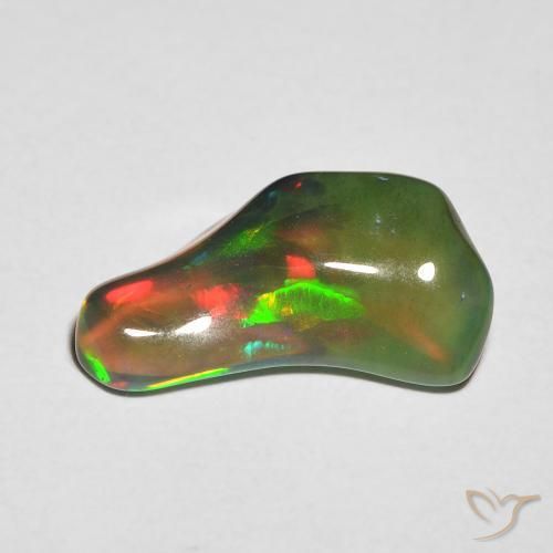 Ópalo Multicolor natural de 2.14 ct, Elegante, Translúcido