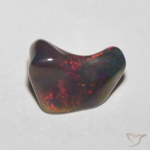 0.83ct Natural Multicolor Ópalo, Elegante, Translúcido