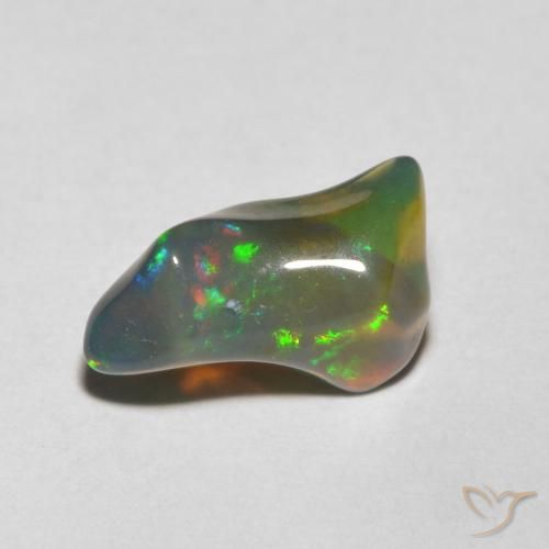 1.45ct Natural Multicolor Ópalo, Elegante, Translúcido