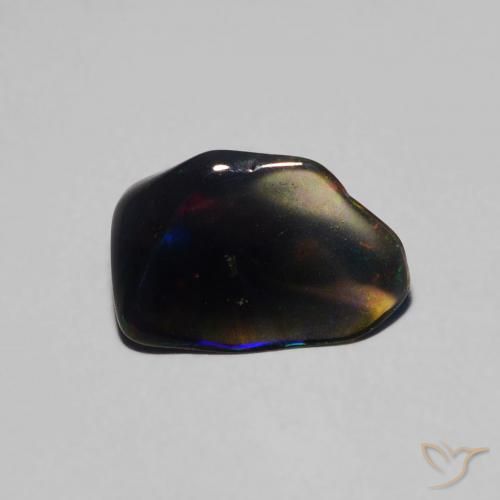 Ópalo Multicolor natural de 0.49 ct, Elegante, Translúcido