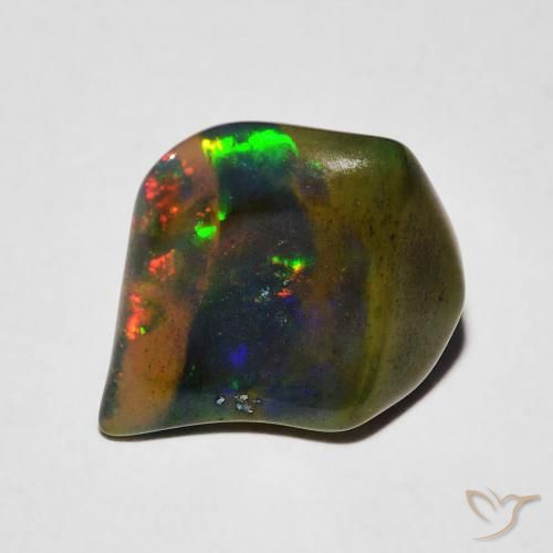 2.25ct Natural Multicolor Ópalo, Elegante, Translúcido