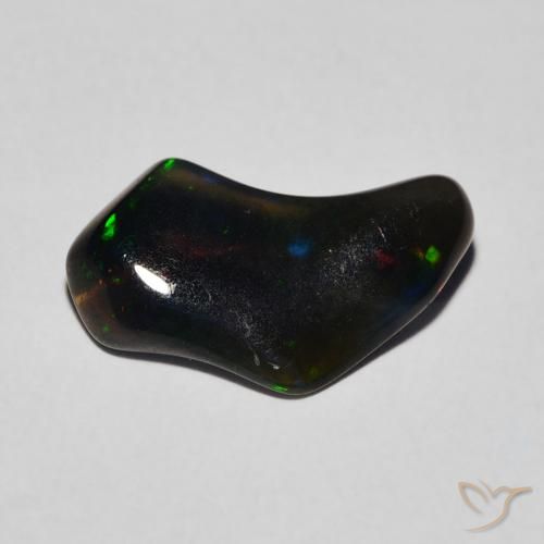 Ópalo Multicolor natural de 1.11 ct, Elegante, Translúcido