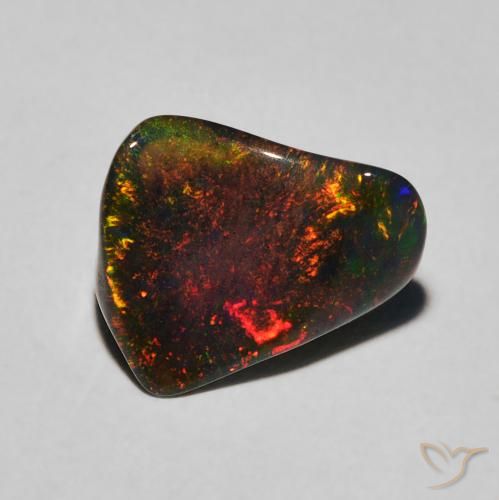 Ópalo Multicolor natural de 1.54 ct, Elegante, Translúcido
