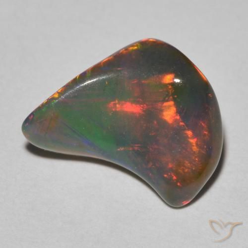 2.21ct Natural Multicolor Ópalo, Elegante, Translúcido