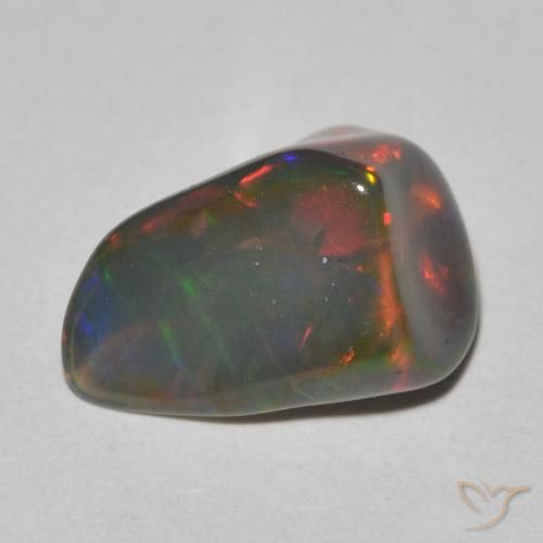 Ópalo Multicolor natural de 2.21 ct, Elegante, Translúcido