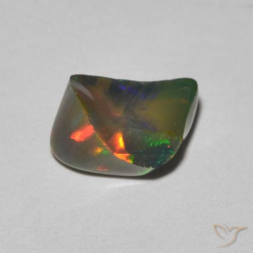 1.05ct Natural Multicolor Ópalo, Elegante, Translúcido