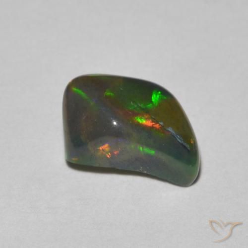 Ópalo Multicolor natural de 1.05 ct, Elegante, Translúcido
