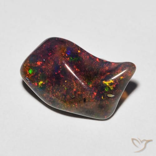 Ópalo Multicolor natural de 1.63 ct, Elegante, Translúcido