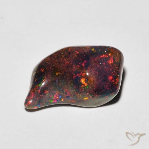 Ópalo Multicolor natural de 1.63 ct, Elegante, Translúcido