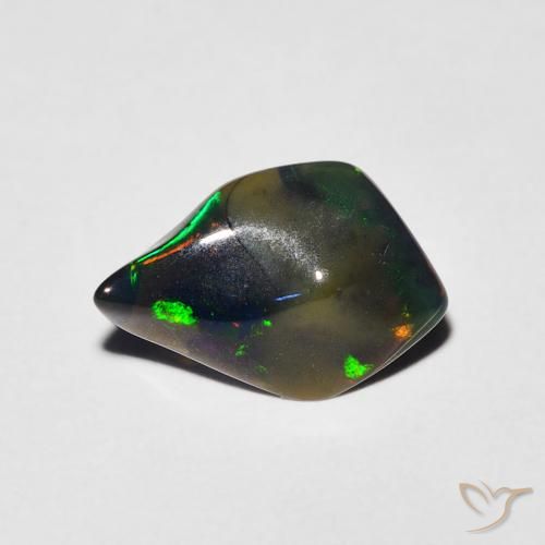 0.91ct Natural Multicolor Ópalo, Elegante, Translúcido