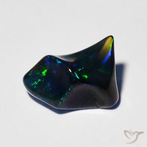 Ópalo Multicolor natural de 1.30 ct, Elegante, Translúcido