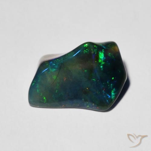 Ópalo Multicolor natural de 1.97 ct, Elegante, Translúcido