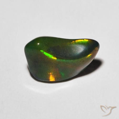 1.60ct Natural Multicolor Ópalo, Elegante, Translúcido