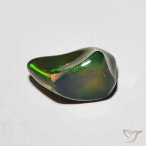 Ópalo Multicolor natural de 1.60 ct, Elegante, Translúcido