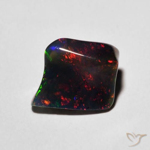 1.09ct Natural Multicolor Ópalo, Elegante, Translúcido