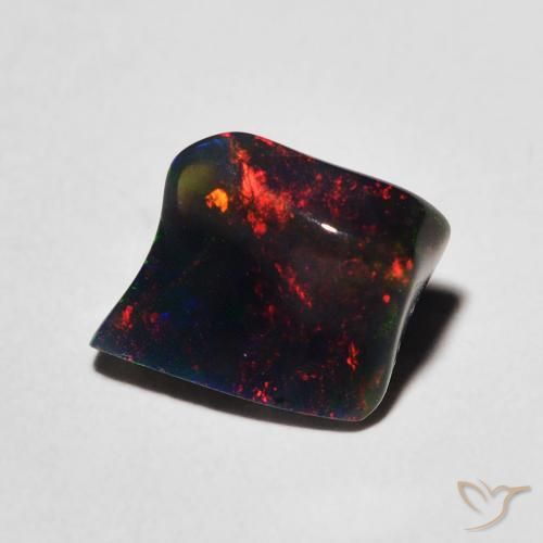 Ópalo Multicolor natural de 1.09 ct, Elegante, Translúcido