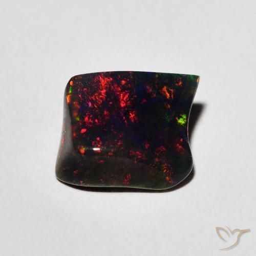 Ópalo Multicolor natural de 1.09 ct, Elegante, Translúcido