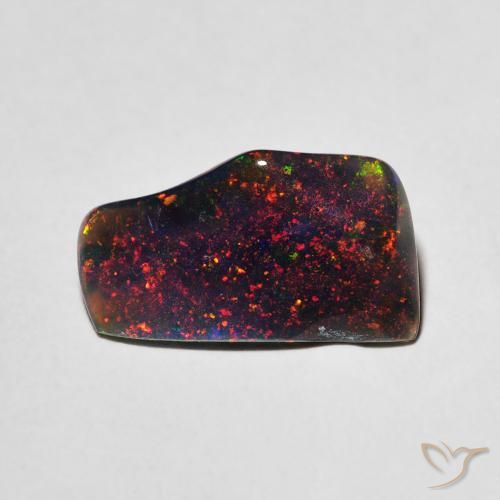 1.02ct Natural Multicolor Ópalo, Elegante, Translúcido, Photo A