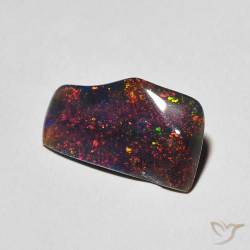 Ópalo Multicolor natural de 1.02 ct, Elegante, Translúcido