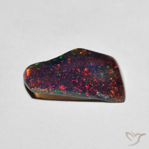 Ópalo Multicolor natural de 1.02 ct, Elegante, Translúcido