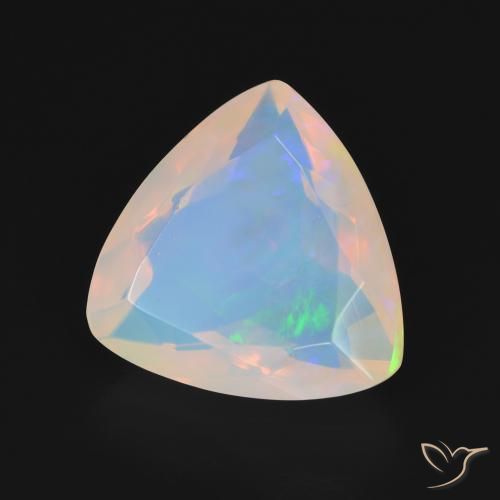 Ópalo Multicolor natural de 2.98 ct, Trillón, Transparente