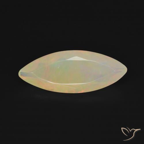 1.56ct Natural Multicolor Ópalo, Marquesa, Transparente, Photo A