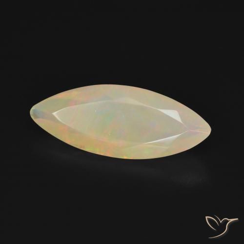 Ópalo Multicolor natural de 1.56 ct, Marquesa, Transparente